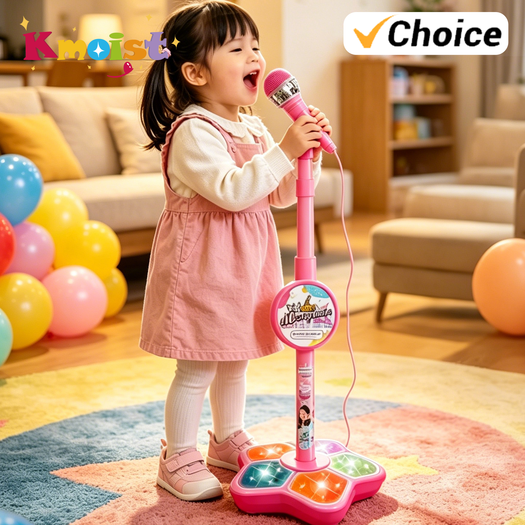 Song With Musical Instrument - Microphone with Stand Karaoke Song Music