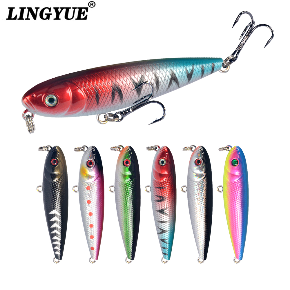 Rain Stick Percussion - 1PC Floating Pencil Fishing Lures Topwater