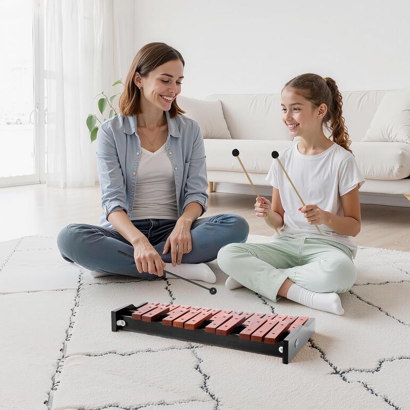 Song With Musical Instrument - Glockenspiel, 25 notes, professional wooden xylophone
