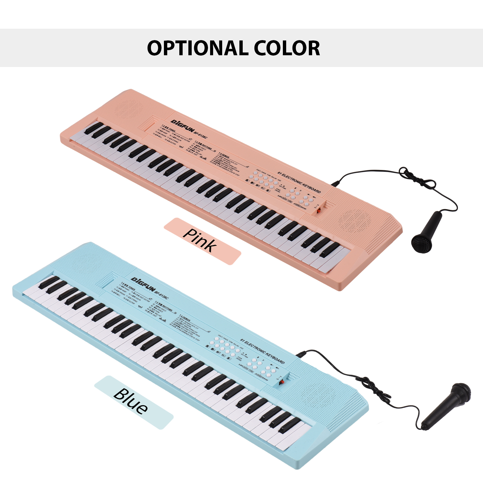 Song With Musical Instrument - 61 Key Electronic Keyboard Piano Musical