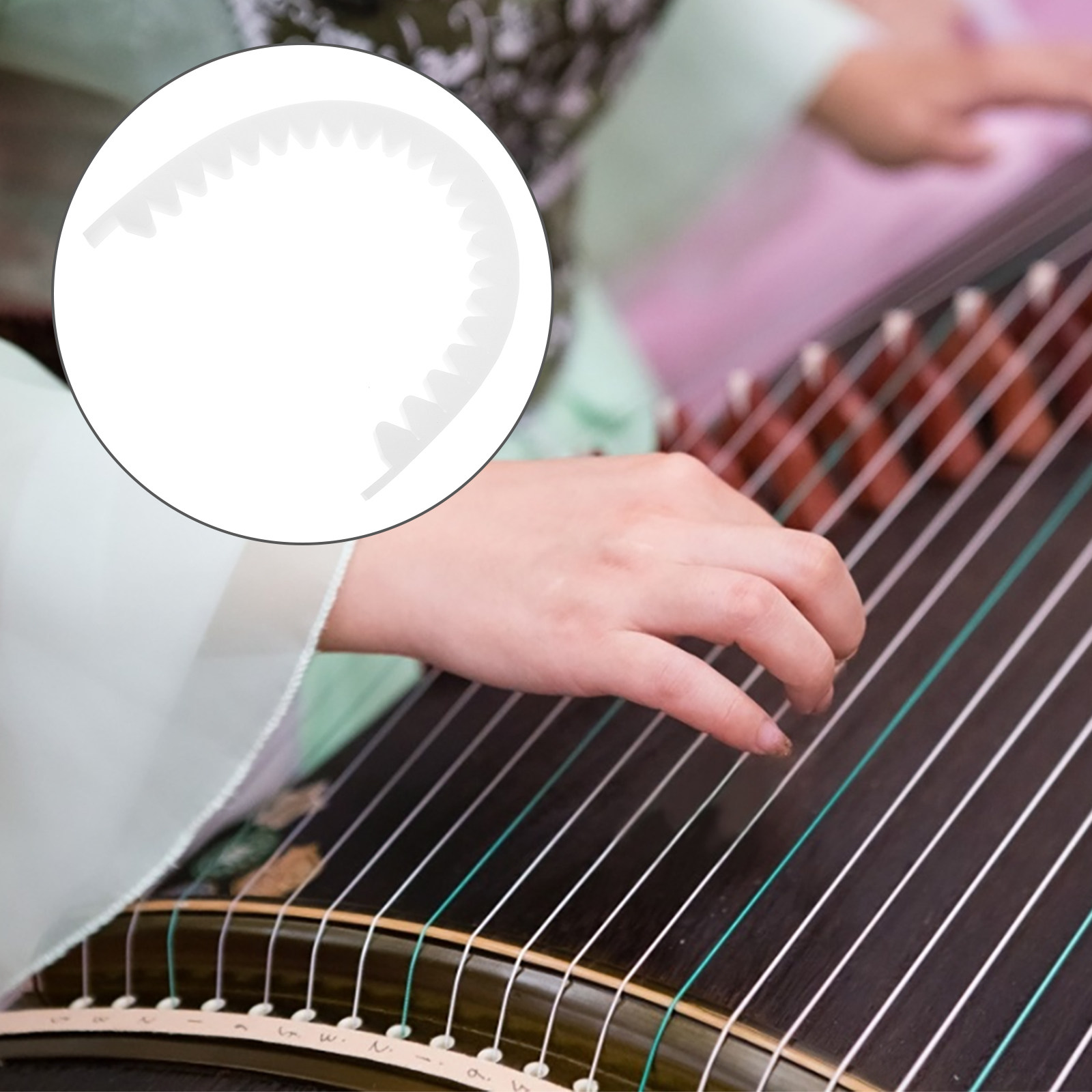 Musical Instrument Sounds - 1Pcs Silicone Guzheng Practice Mute Soft