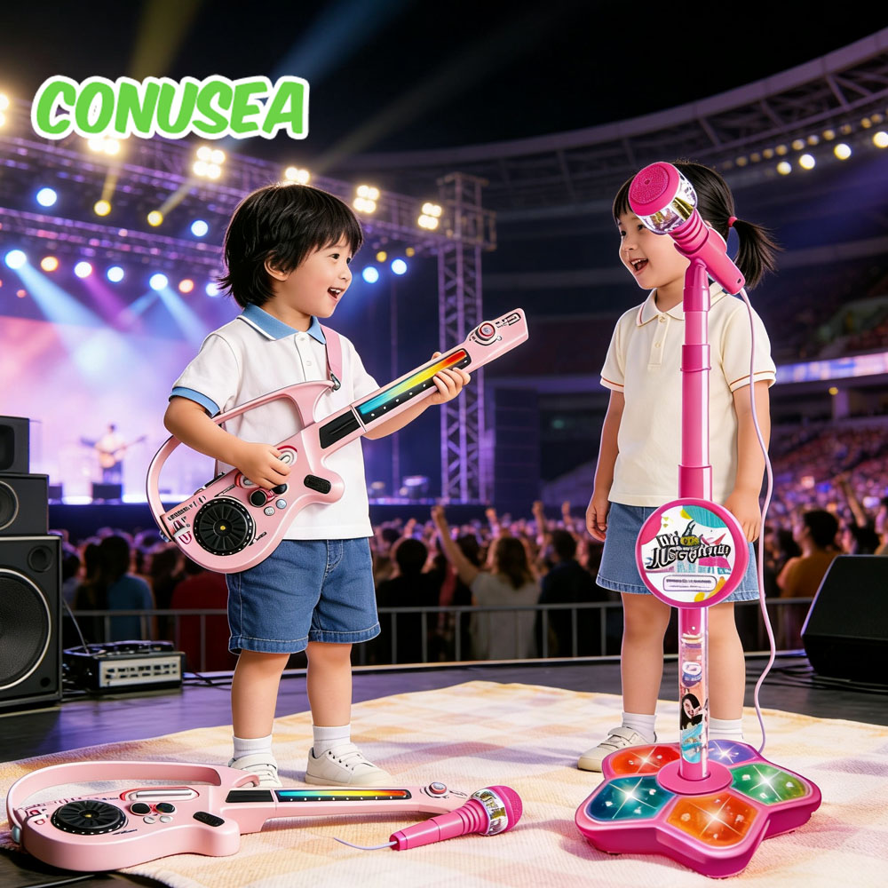 Song With Musical Instrument - Kids Karaoke Microphone Singing Song Musical