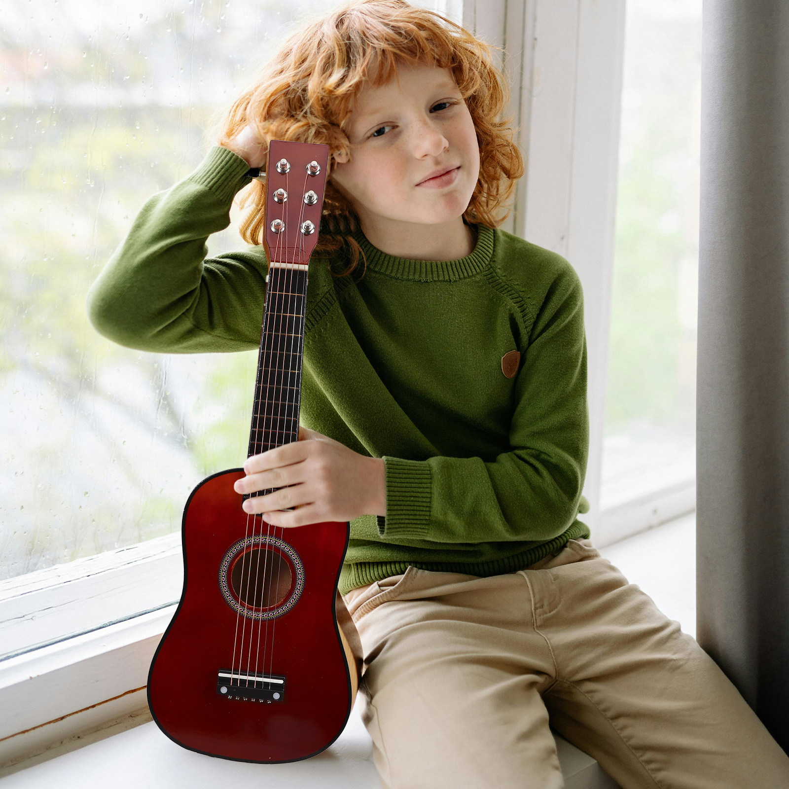Musical Instrument Easy To Learn - 1Pcs 23 Inch Kids Folk Acoustic
