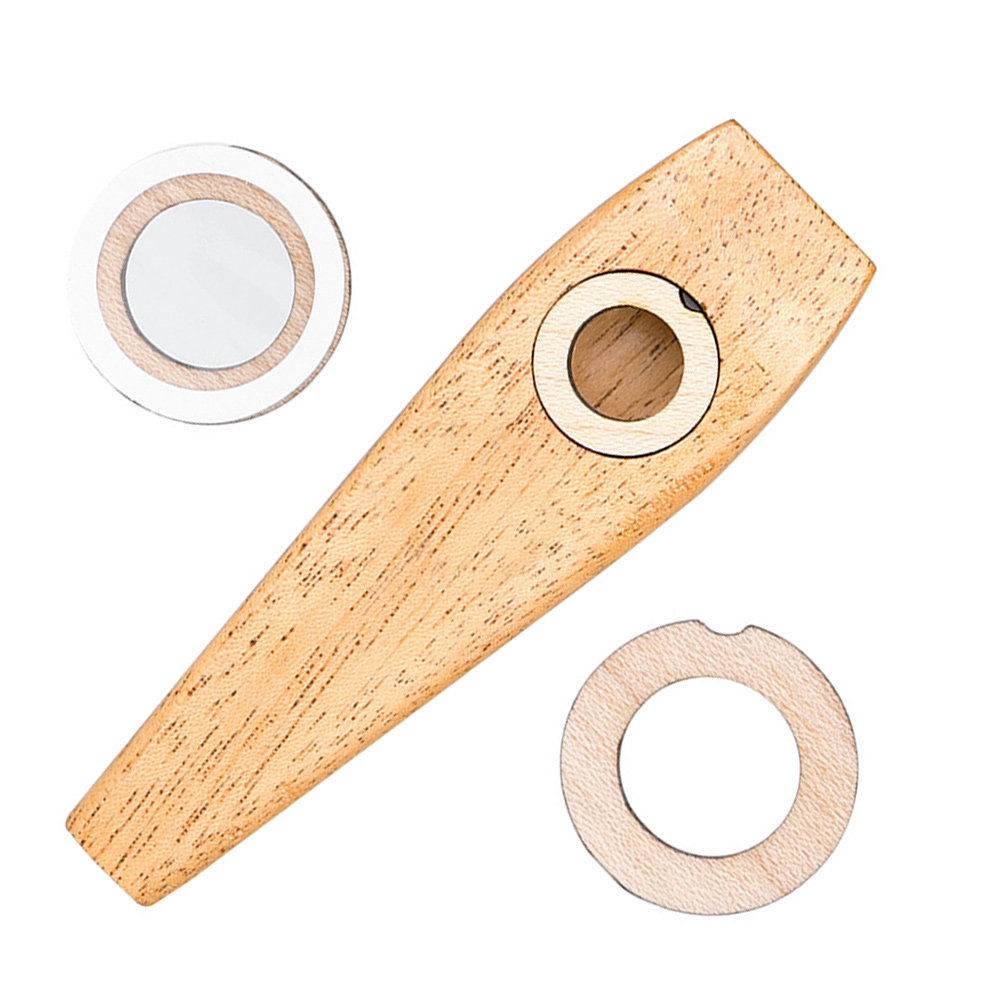 Musical Instrument Easy To Learn - 1Set Wooden Kazoo Musical Instrument for