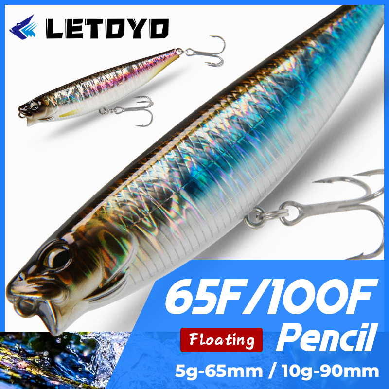 LETOYO 65mm 5g/90mm 10g Surfac - Rain Stick Percussion avaliação e preço