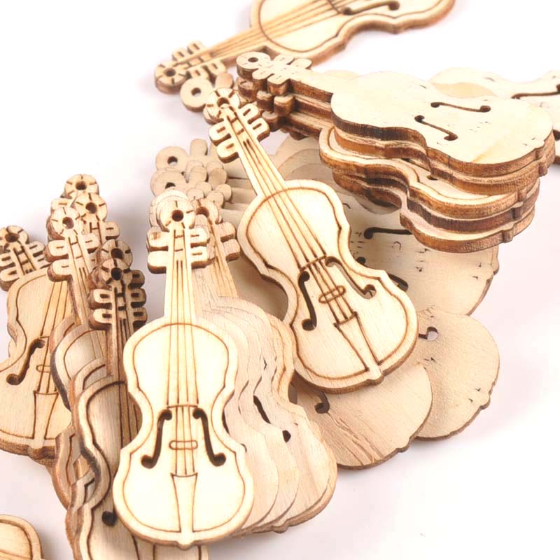 15Pcs 55x20mm Natrual Violin W - Musical Instrument Cello avaliação e preço