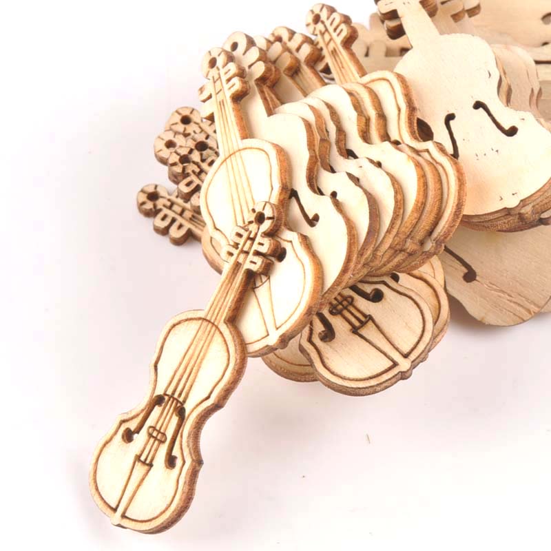 15Pcs 55x20mm Natrual Violin W - Musical Instrument Cello avaliação e preço