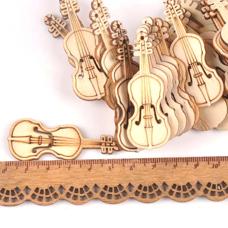 15Pcs 55x20mm Natrual Violin W - Musical Instrument Cello avaliação e preço