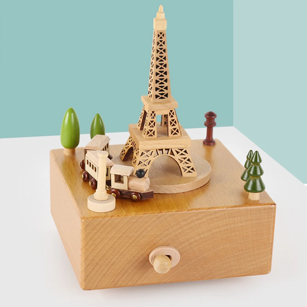 Wooden Carousel Music Box Orna - Musical Instrument Handpan avaliação e preço