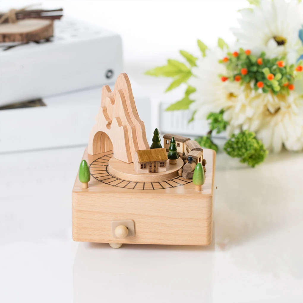 Wooden Carousel Music Box Orna - Musical Instrument Handpan avaliação e preço