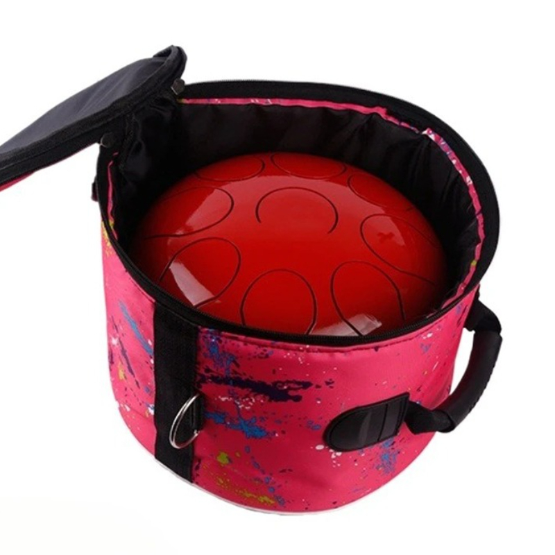8 Inch Tongue Drum Bag Meditat - Musical Instrument Sounds avaliação e preço