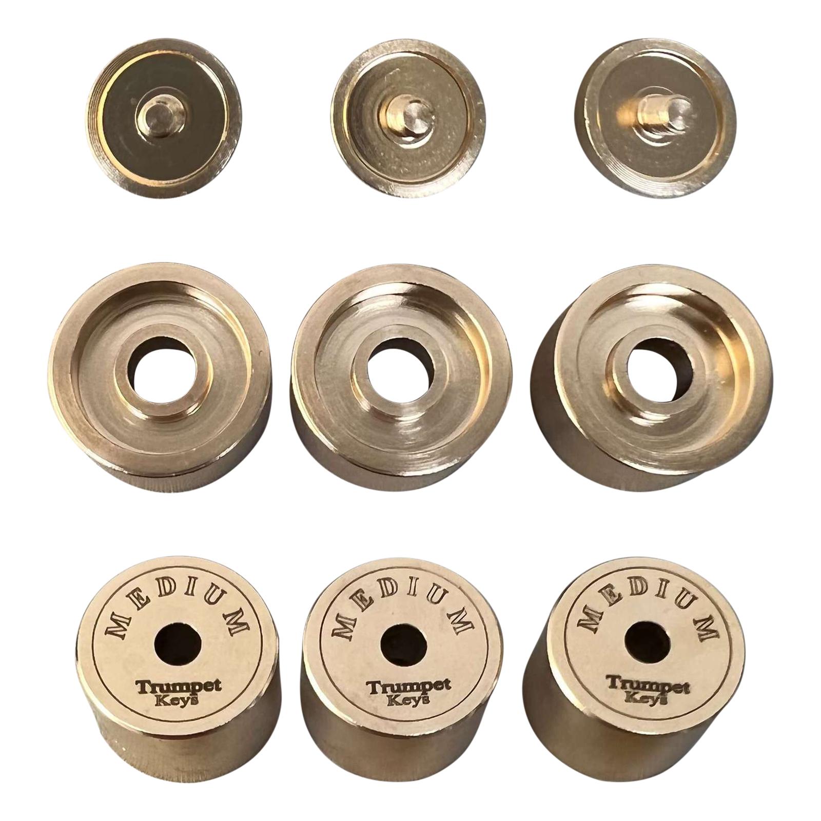 9Pcs Trumpets Valve Caps Wind  - Musical Instrument Repair avaliação e preço