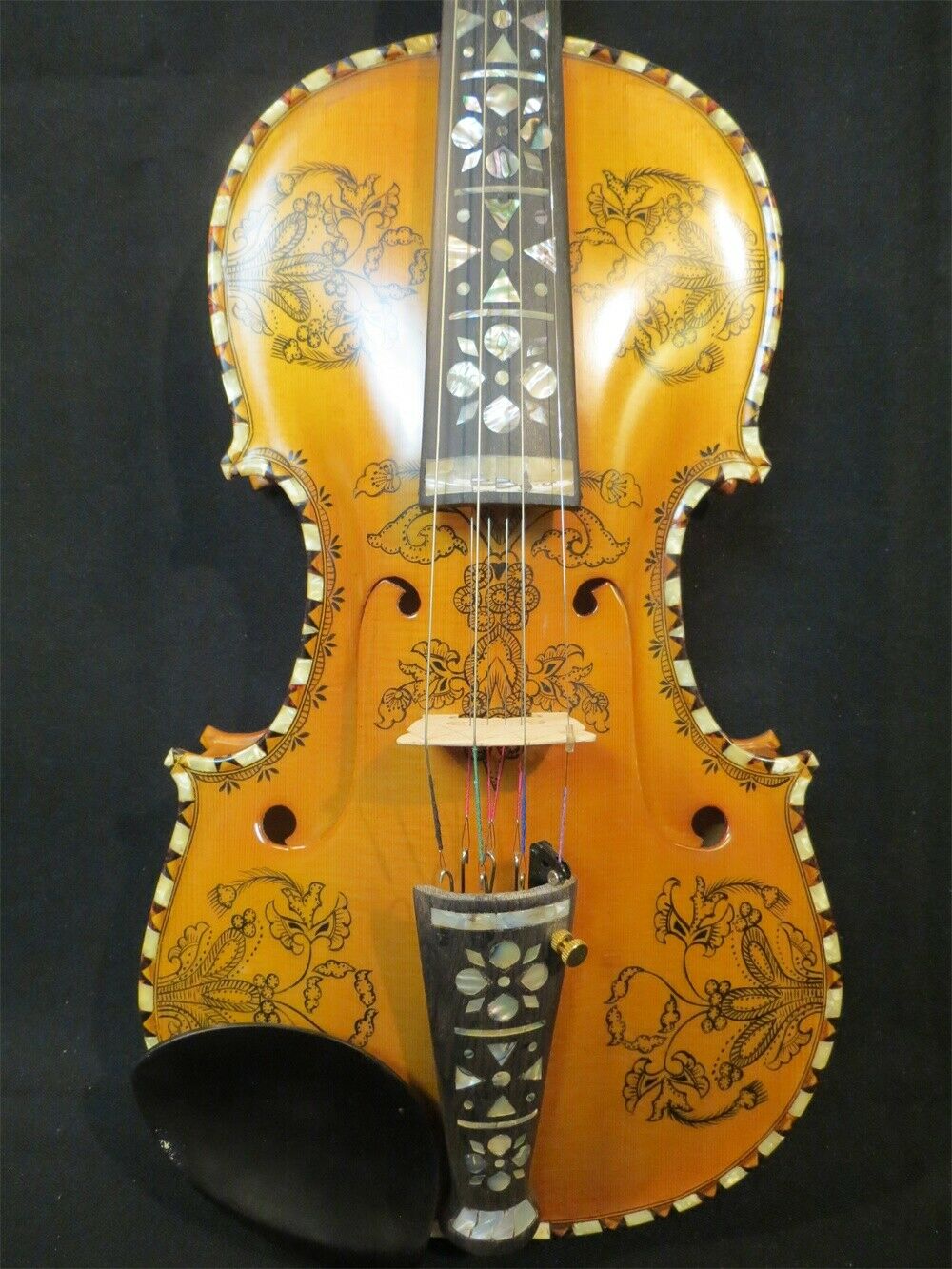 4/4 Hardanger Fiddle Norwegian - Musical Instrument Fiddle avaliação e preço
