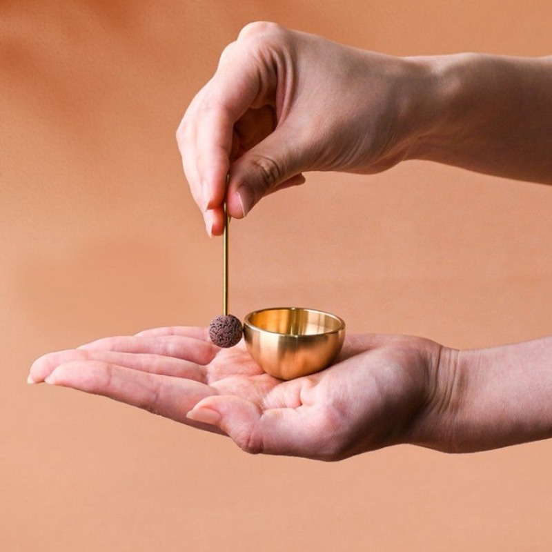 Mini Singing Bowl Handmade Cop - Song With Musical Instrument avaliação e preço