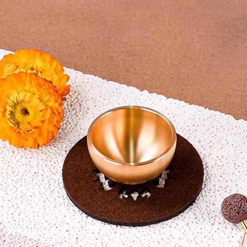 Mini Singing Bowl Handmade Cop - Song With Musical Instrument avaliação e preço