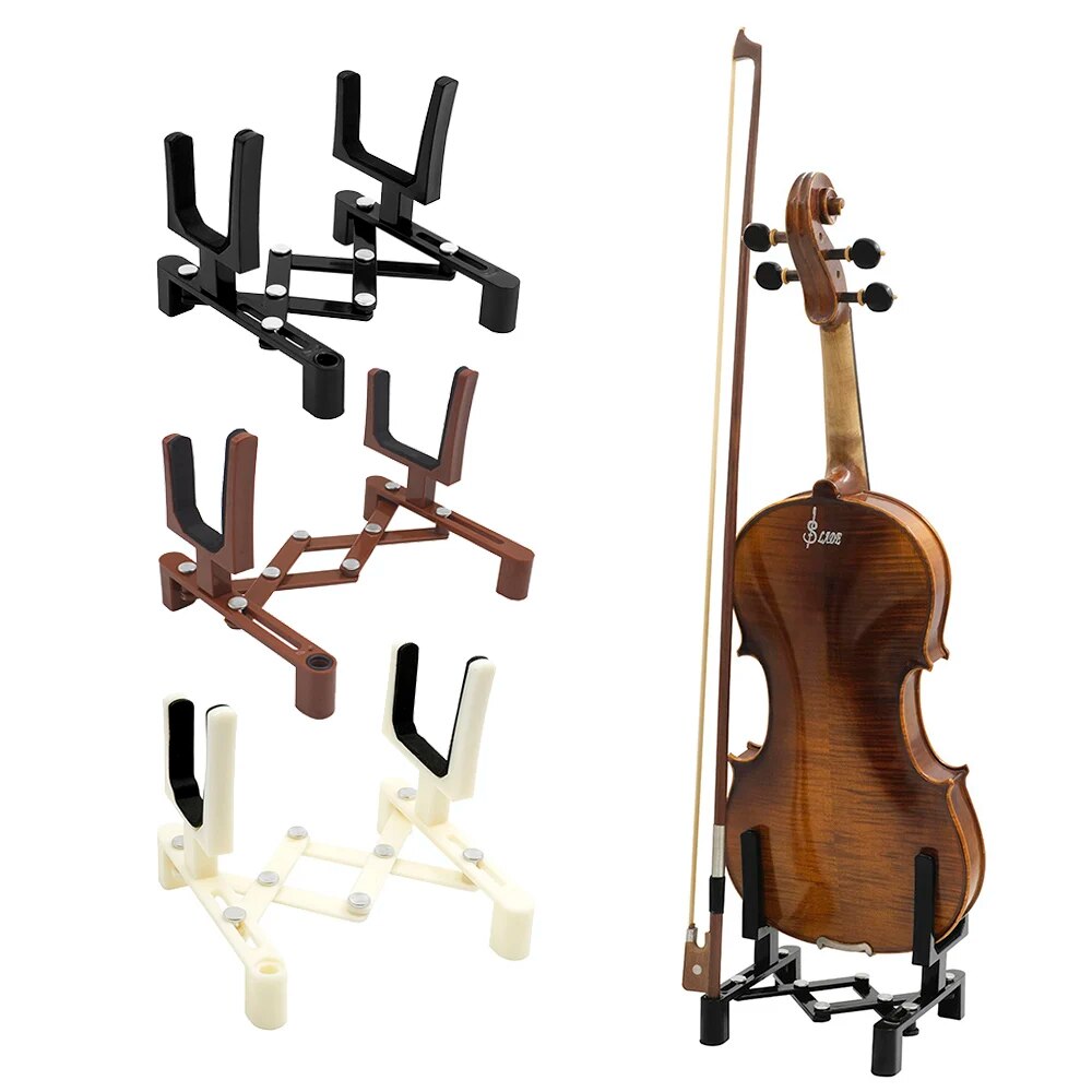 Adjustable Violin Stand Holder - Musical Instrument Fiddle avaliação e preço