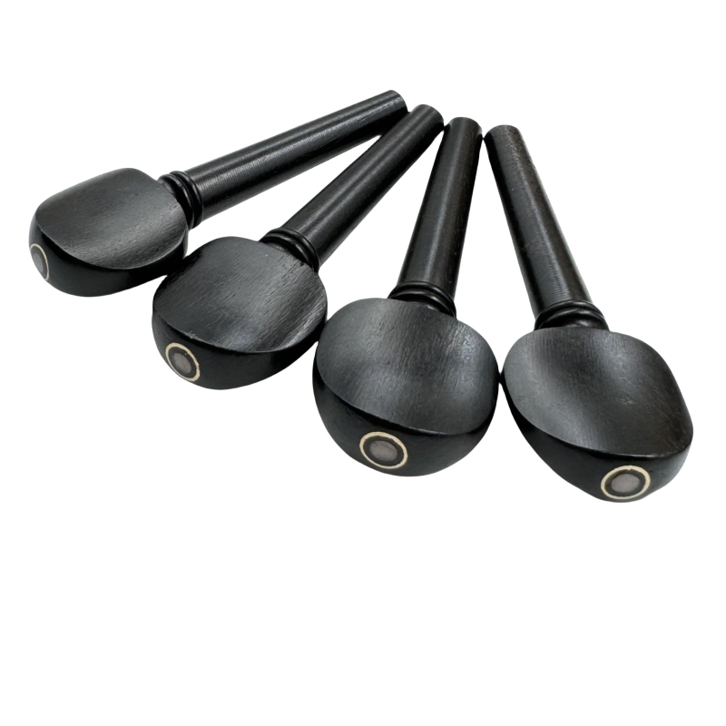 4pcs Ebony Violin Tuning Pegs  - Musical Instrument Fiddle avaliação e preço