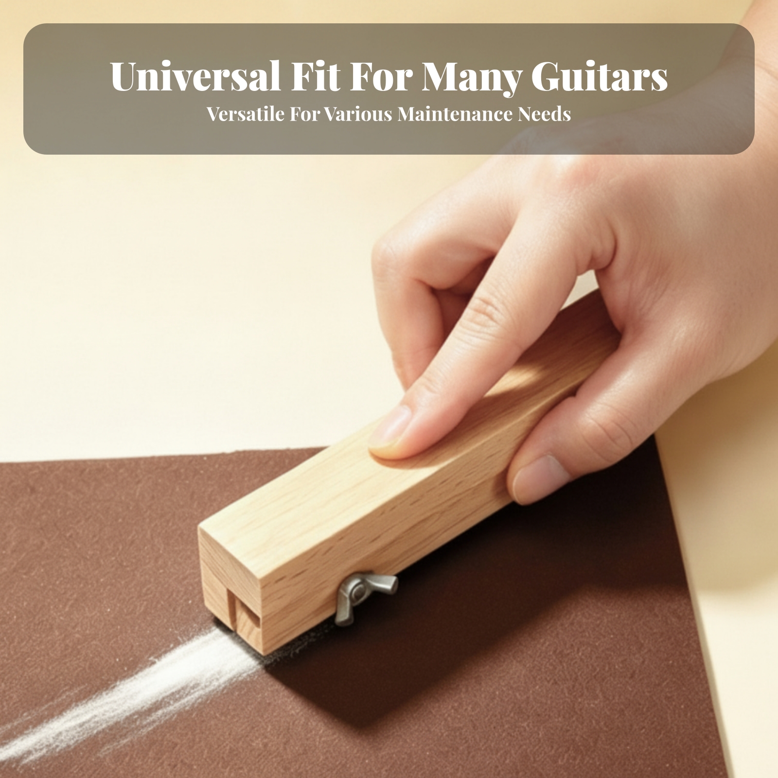Guitar Nut Sanding Tool Wooden - Musical Instrument Repair avaliação e preço