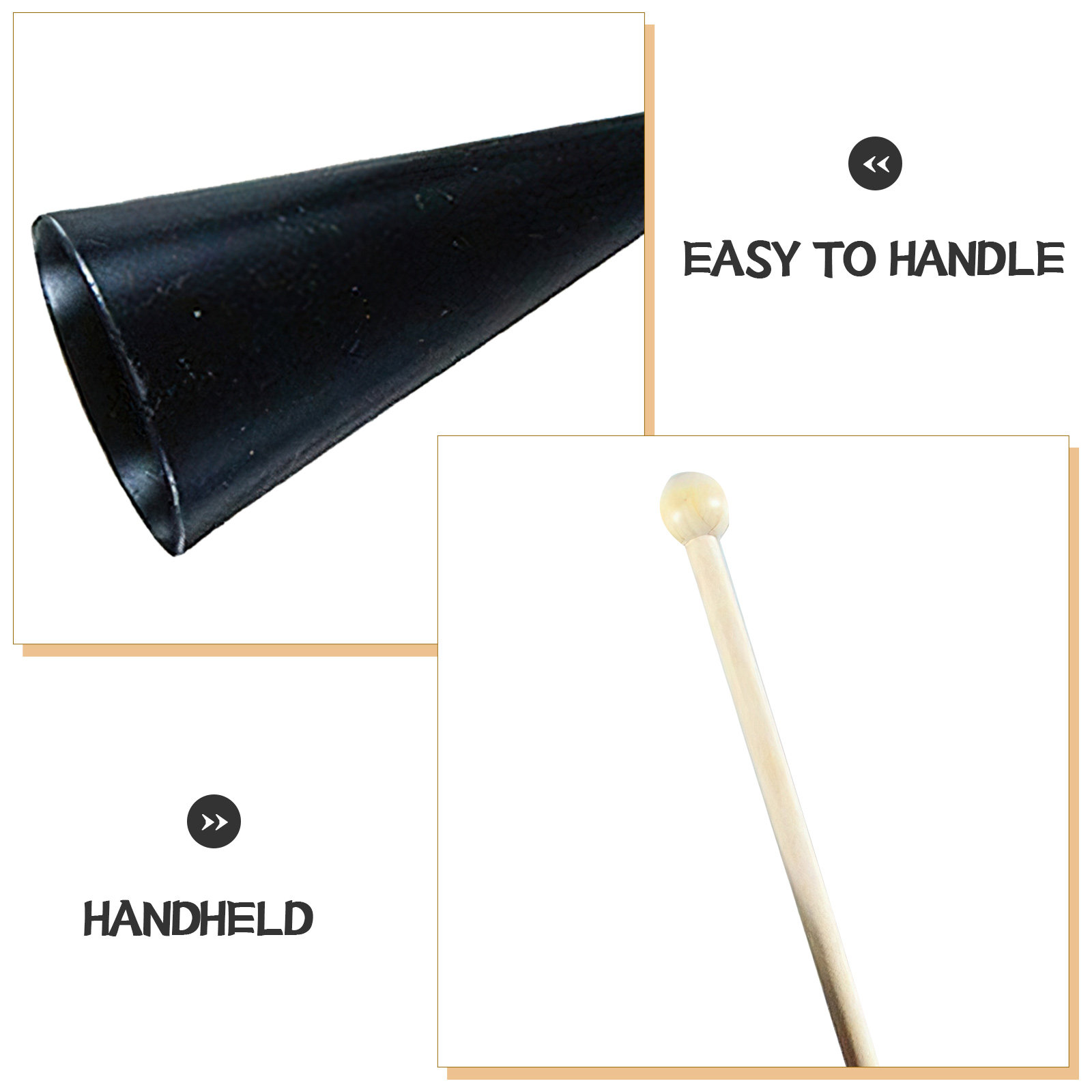 Agogo Bell Double Tone Small M - Musical Instrument Agogo avaliação e preço