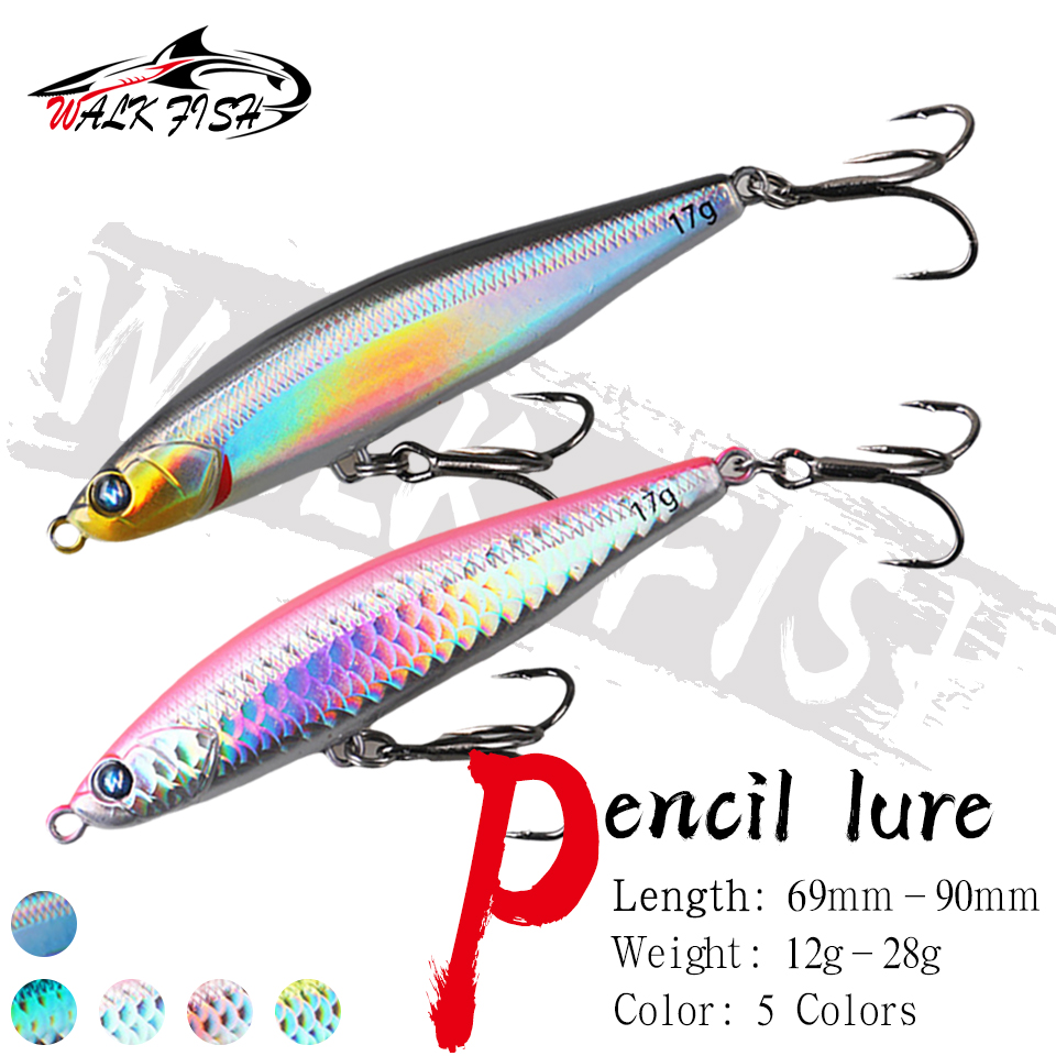 WALK FISH 1PCS 12g-28g Sinking - Rain Stick Percussion avaliação e preço