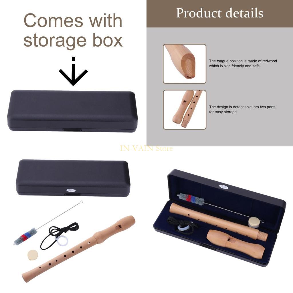 M5TC C 8 Hole Descant Soprano  - Musical Instrument German avaliação e preço