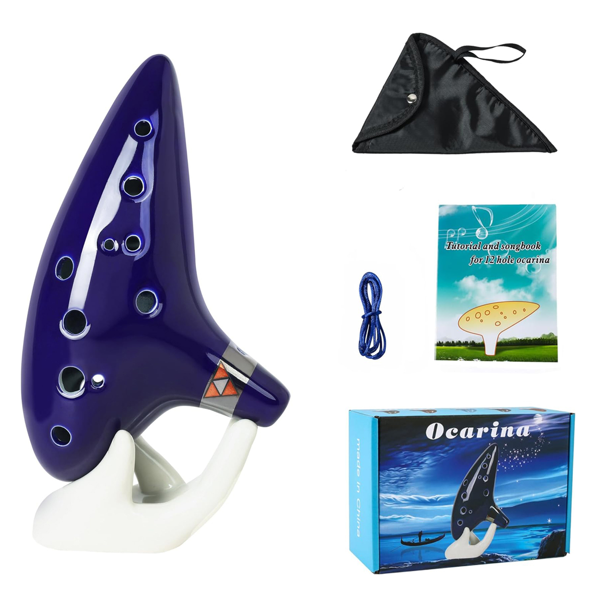 New 12-Tone Alto C Ceramic Oca - Song With Musical Instrument avaliação e preço