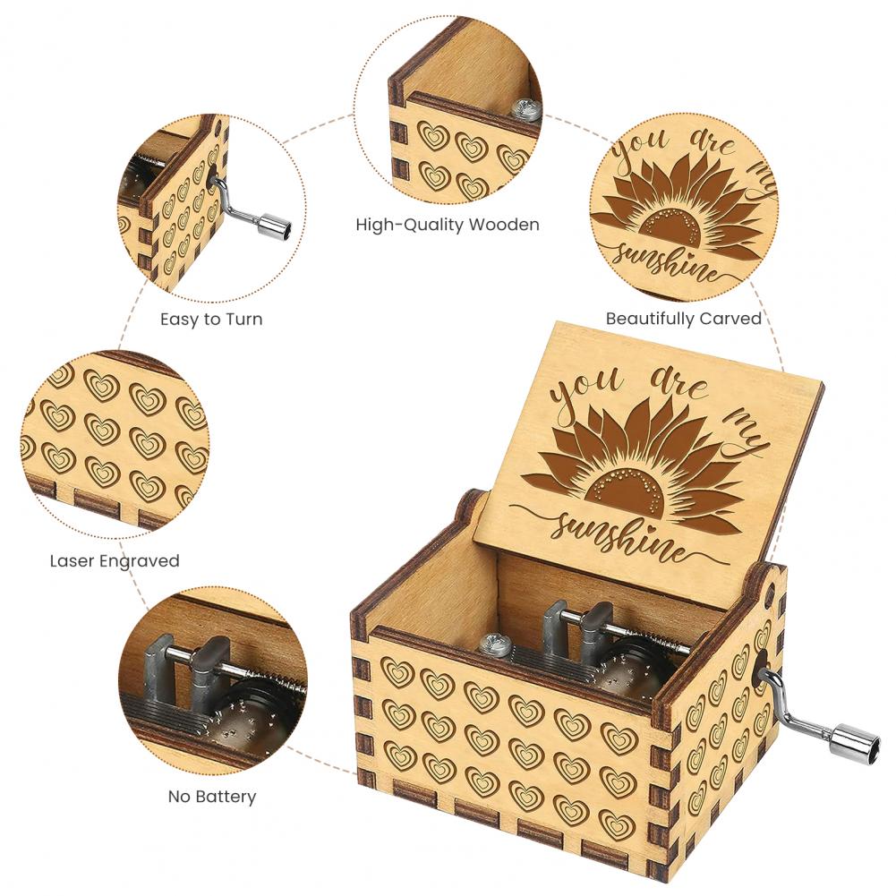 6.4* 5.2cm Mini Music Box Rota - Musical Instrument Handpan avaliação e preço