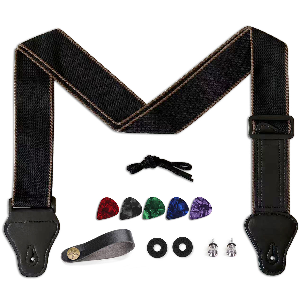 11Pcs Guitar Strap for Acousti - Musical Instrument Sounds avaliação e preço
