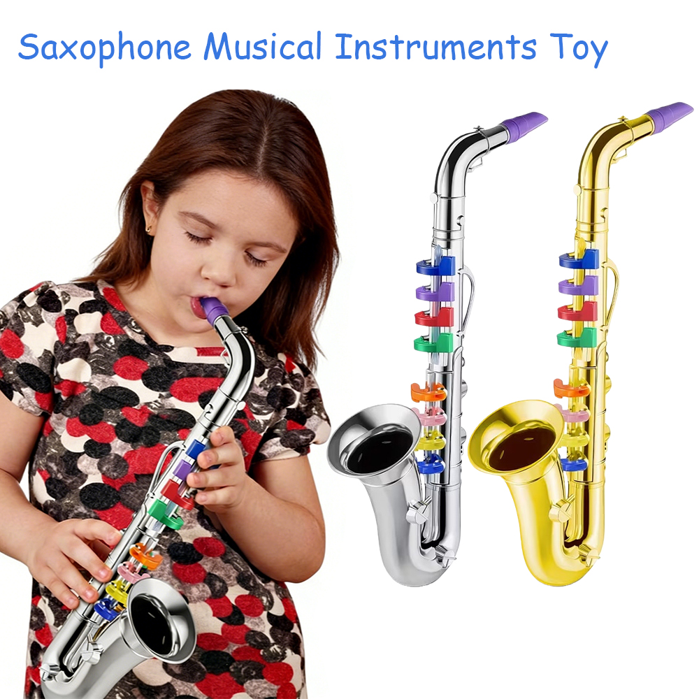 Saxophone Toy Musical Wind Ins - Song With Musical Instrument avaliação e preço