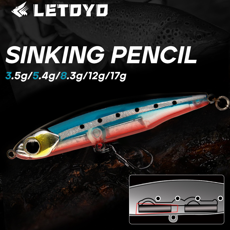LETOYO Sinking Pencil 17g 12g- - Rain Stick Percussion avaliação e preço