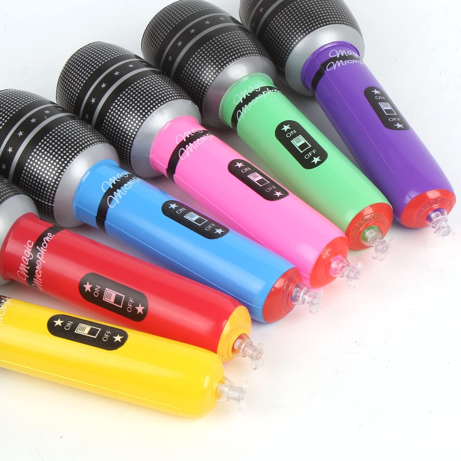 4pcs Inflatable Microphones Ra - Musical Instrument That You Blow Into avaliação e preço