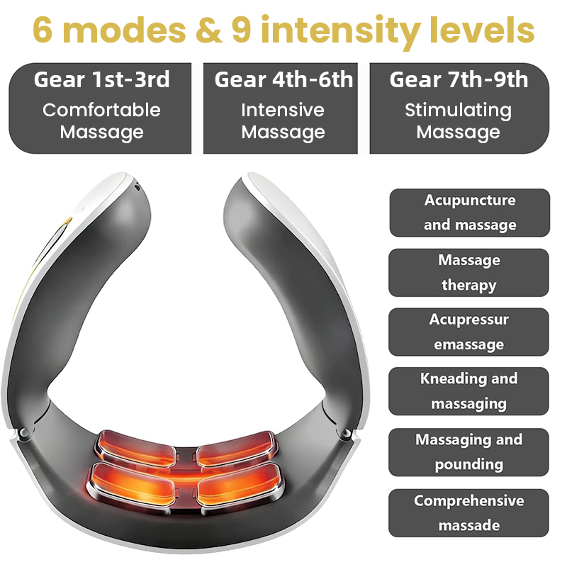 6 Mode Smart Neck And Back Mas - Vibraslap Percussion avaliação e preço