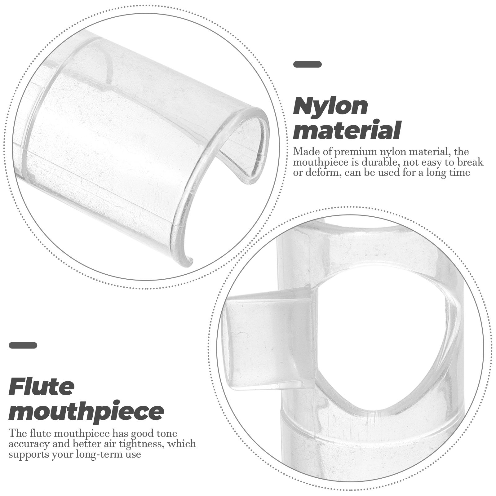 Mouthpiece Replacement Flute f - Musical Instrument That You Blow Into avaliação e preço