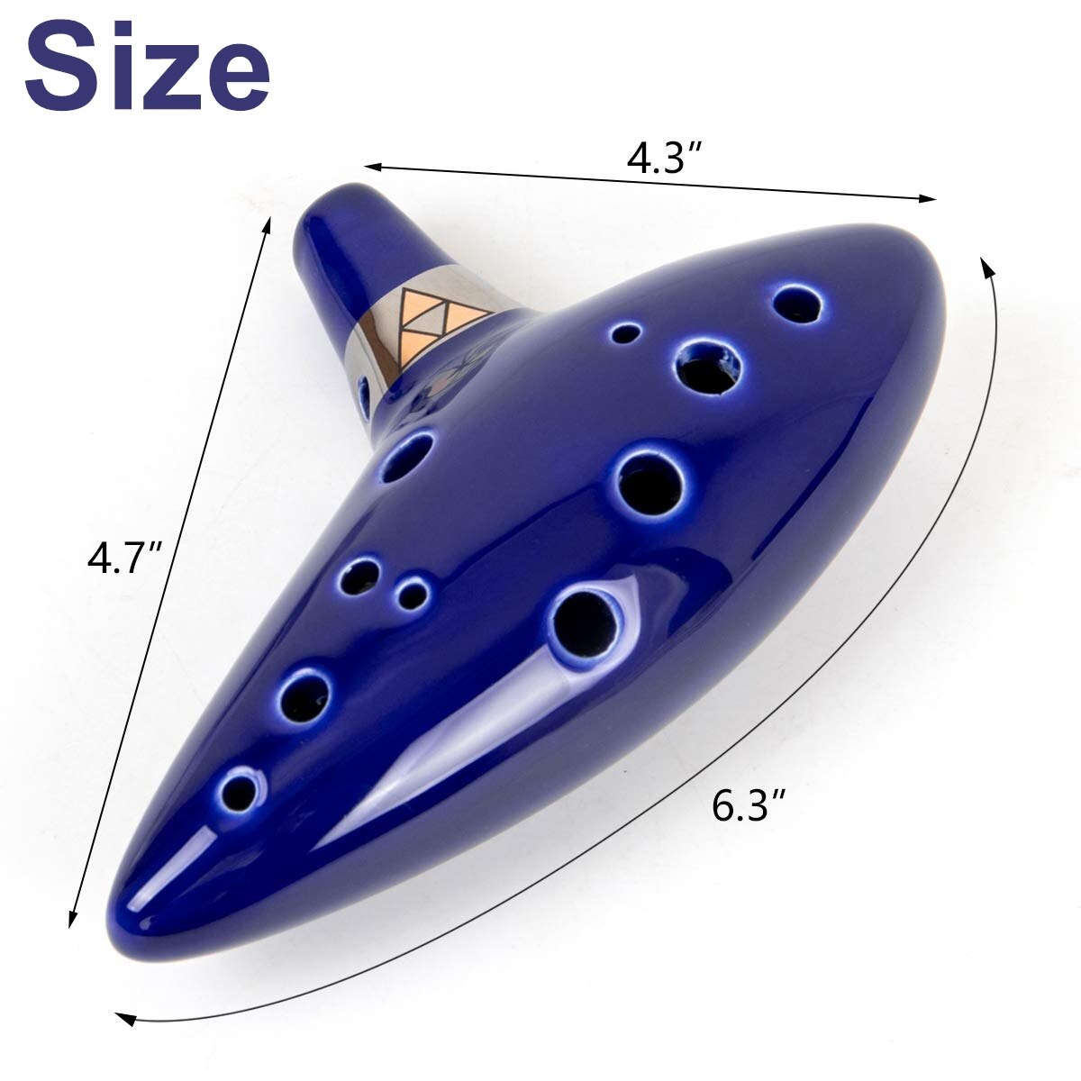 Miwayer 12 Hole Alto C Ceramic - Song With Musical Instrument avaliação e preço