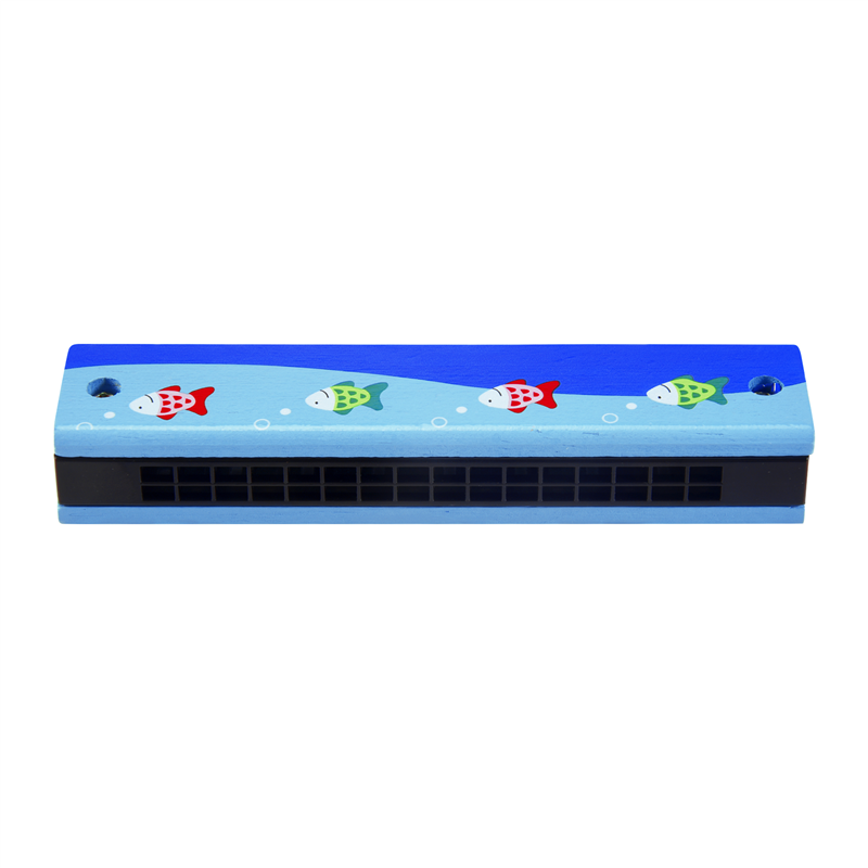Wooden Harmonica For Children  - Musical Instrument That You Blow Into avaliação e preço