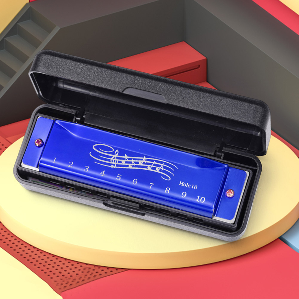 10 Hole 20 Tone Harmonica Earl - Musical Instrument Easy To Learn avaliação e preço