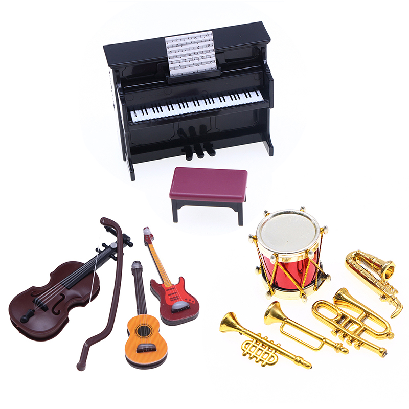 Classical 1:12 Scale Miniature - Musical Instrument Like Piano avaliação e preço