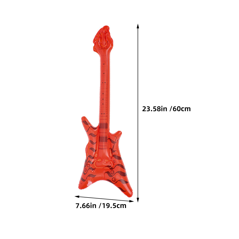 4Pcs Inflatable Bass Guitar Se - Musical Instrument That You Blow Into avaliação e preço