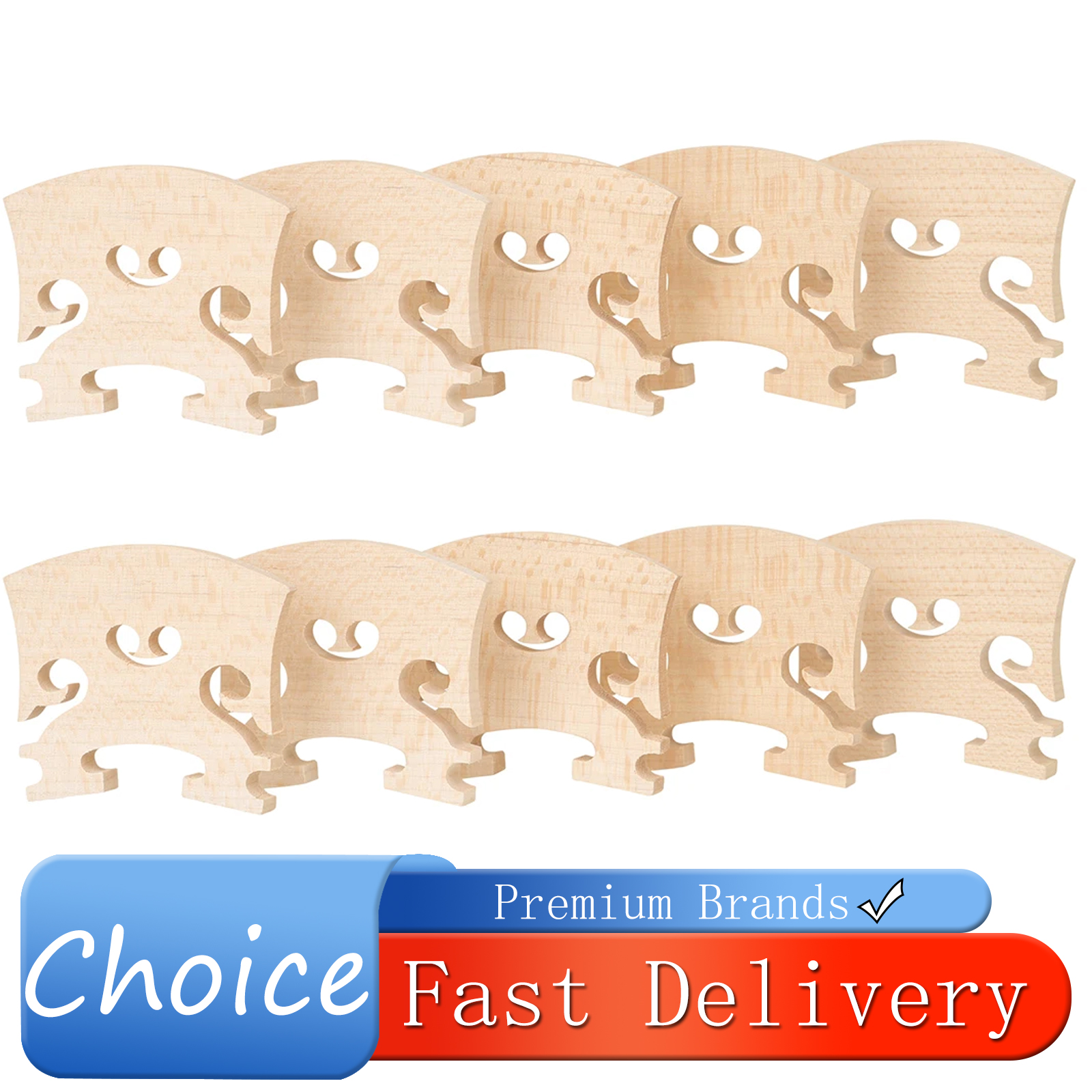 10pcs 4/4 Violin Bridge Electe - Musical Instrument Fiddle avaliação e preço