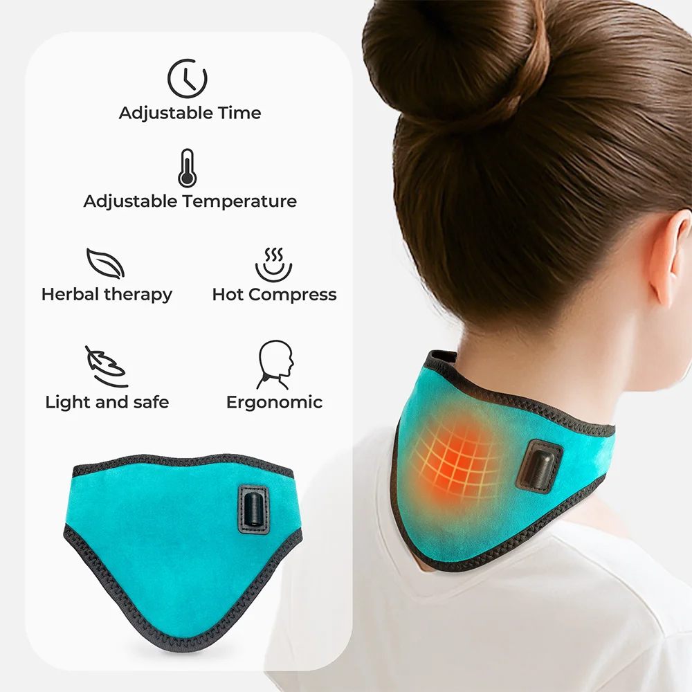 Electric Heating Neck Brace Re - Vibraslap Percussion avaliação e preço