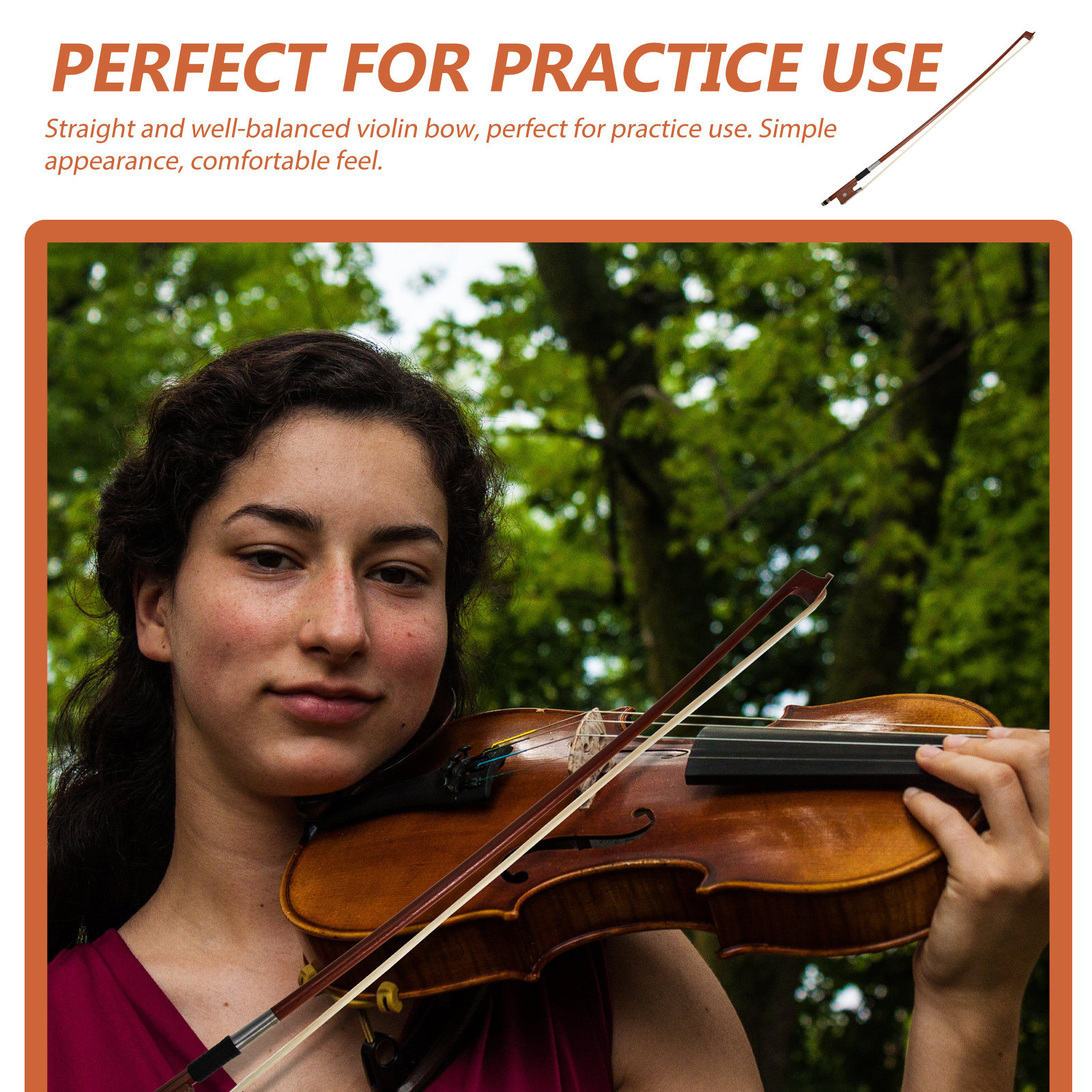 Violin Bow Practice Small Repl - Musical Instrument Fiddle avaliação e preço