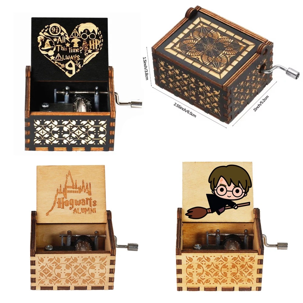 Hand Cranked Music Box Multipl - Musical Instrument Handpan avaliação e preço