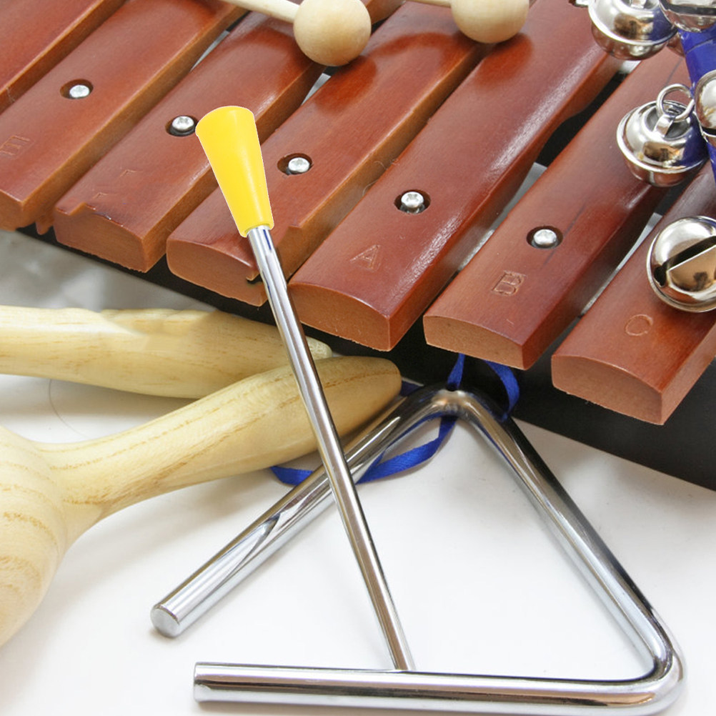 8Pcs Triangle Iron Sticks High - Vibraslap Percussion avaliação e preço