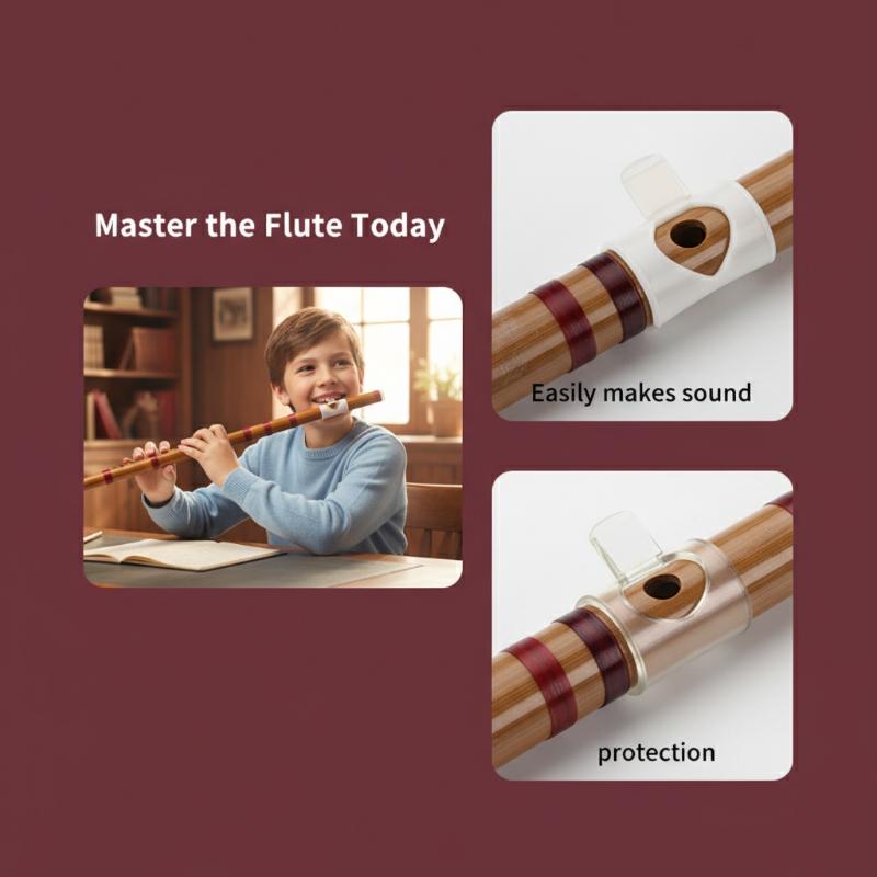 1PC Bamboo Flute Blowing Aid F - Musical Instrument That You Blow Into avaliação e preço