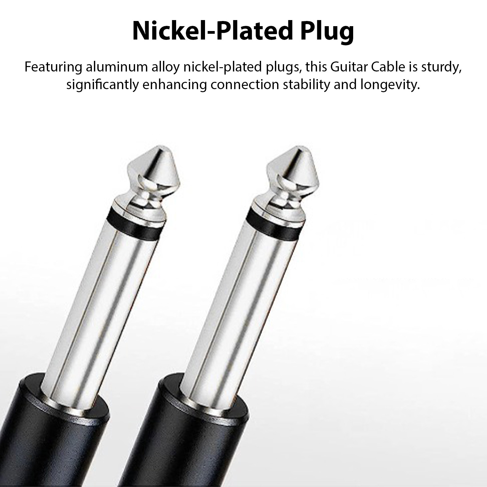 Guitar Cable 6.35mm Mono Sound - Musical Instrument Sounds avaliação e preço
