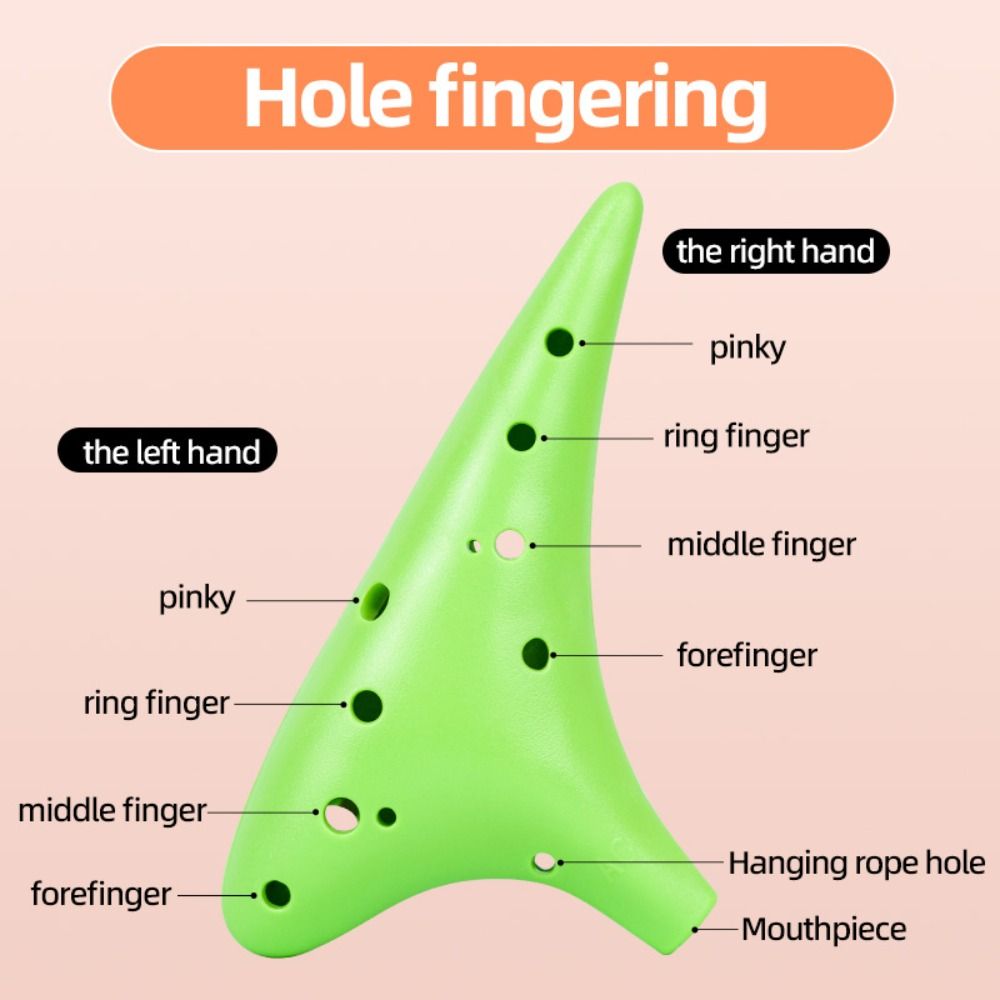 Easy To Play 12-Hole Alto Ocar - Musical Instrument Easy To Learn avaliação e preço