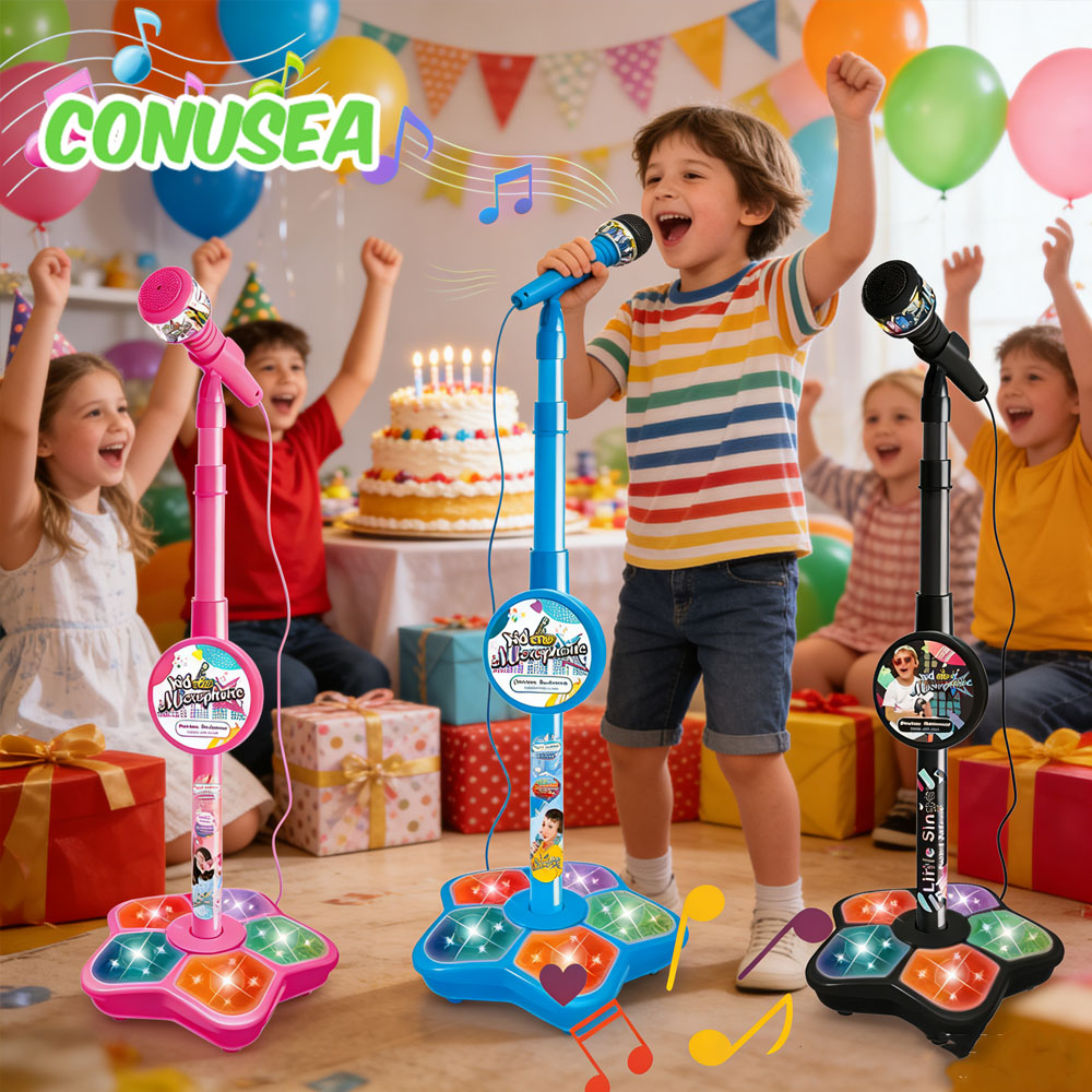 Kids Karaoke Microphone Singin - Song With Musical Instrument avaliação e preço