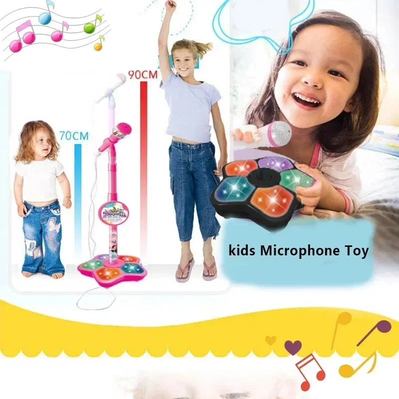 Kids Karaoke Microphone Singin - Song With Musical Instrument avaliação e preço