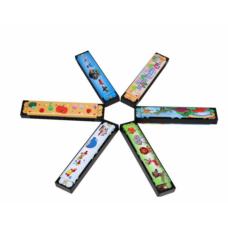 Children's Harmonica, Wooden M - Musical Instrument That You Blow Into avaliação e preço