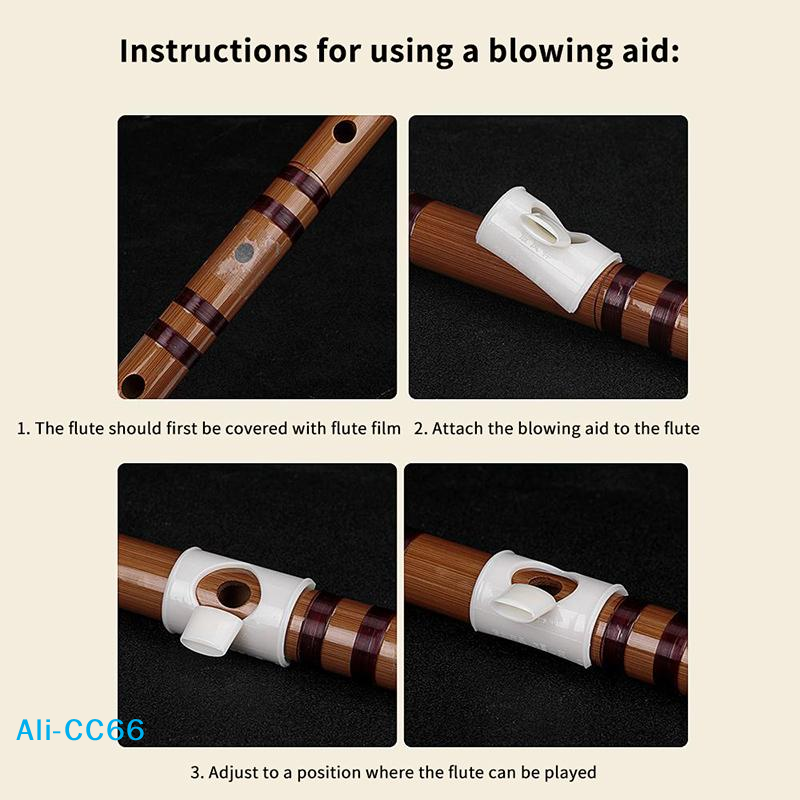 【C】Bamboo Flute Blowing Aid Fl - Musical Instrument That You Blow Into avaliação e preço